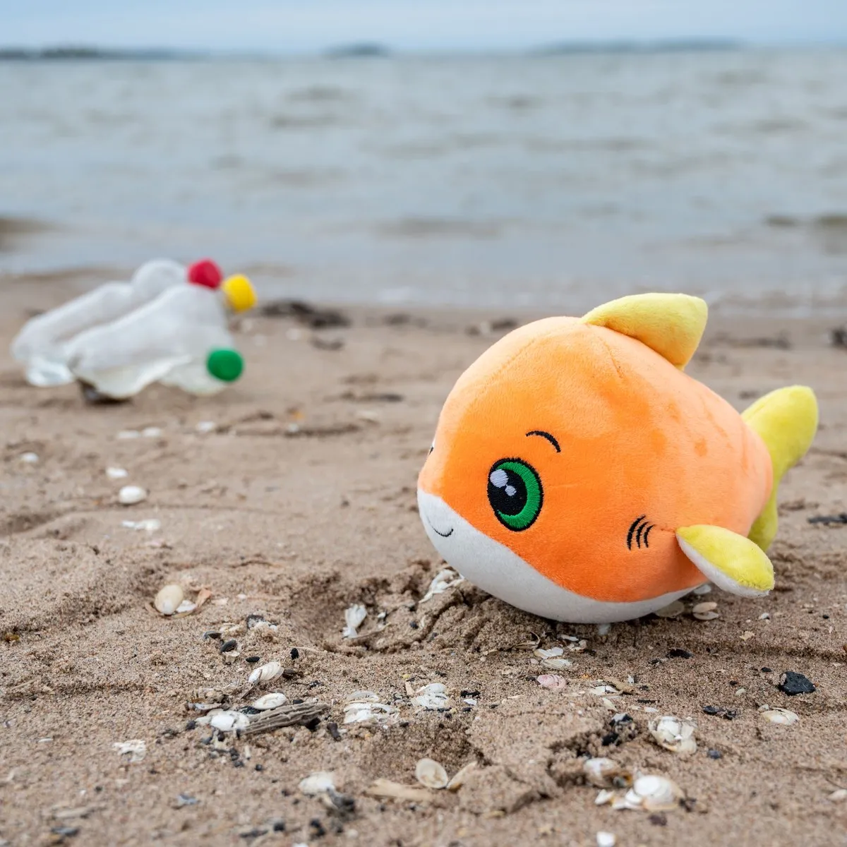 Tactic Save the Sea Vis Fisu Knuffel - Gerecycled Materiaal - Vis