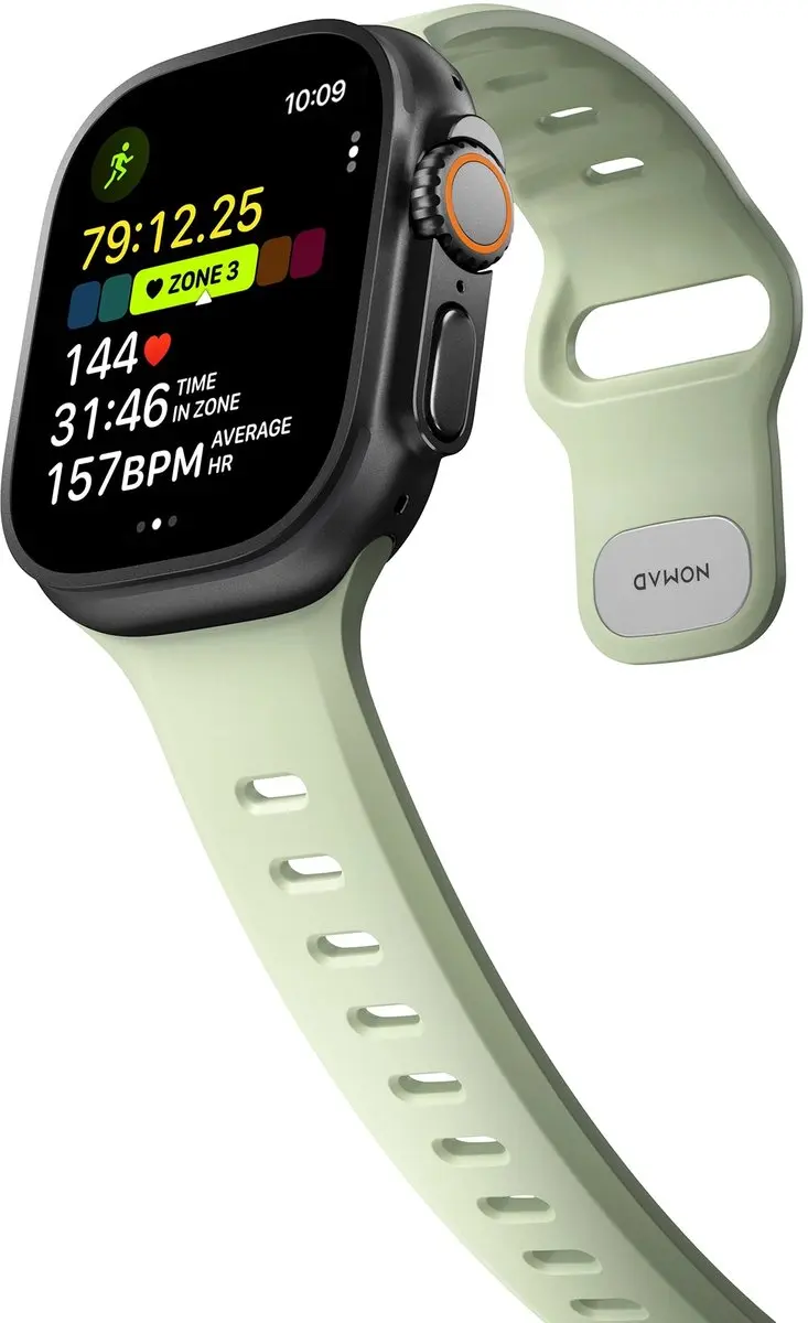 NOMAD Tempo Watchband Ultra 49mm - Apple Watch Ultra 3 Groen