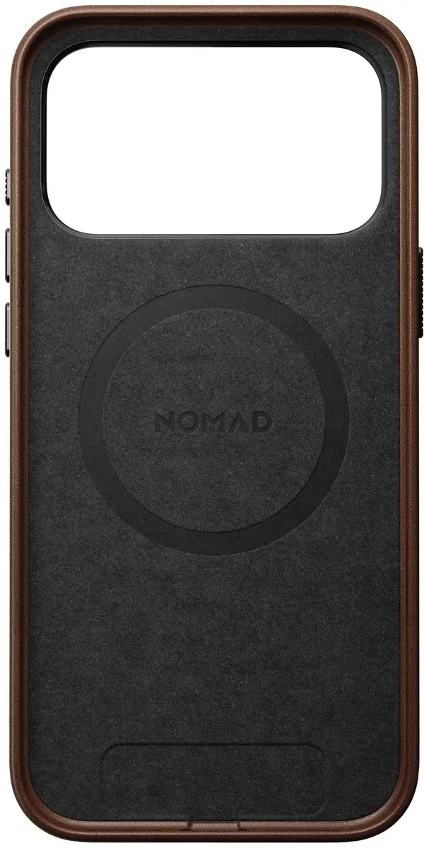 NOMAD Traditional Lederen Hoesje iPhone 17 Pro Max - Bruin