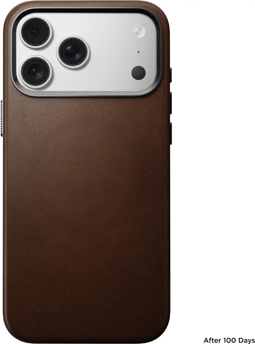 NOMAD Traditional Lederen Hoesje iPhone 17 Pro Max - Bruin