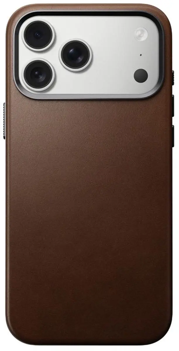 NOMAD Traditional Lederen Hoesje iPhone 17 Pro Max - Bruin