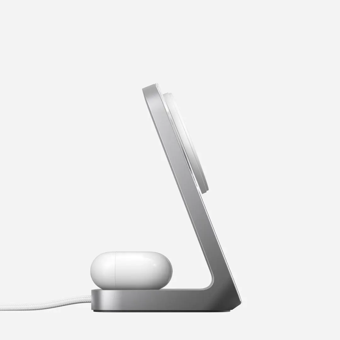 Nomad Stand One MagSafe Qi2.2 Draadloze Oplader 25W - Grijs - afbeelding 3 van 6