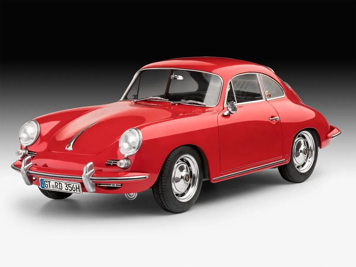 Revell Porsche 356 Coupe Modelbouwpakket 1:16 - 127 Onderdelen - Multi