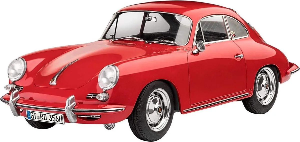 Revell Porsche 356 Coupe Modelbouwpakket 1:16 - 127 Onderdelen - Multi