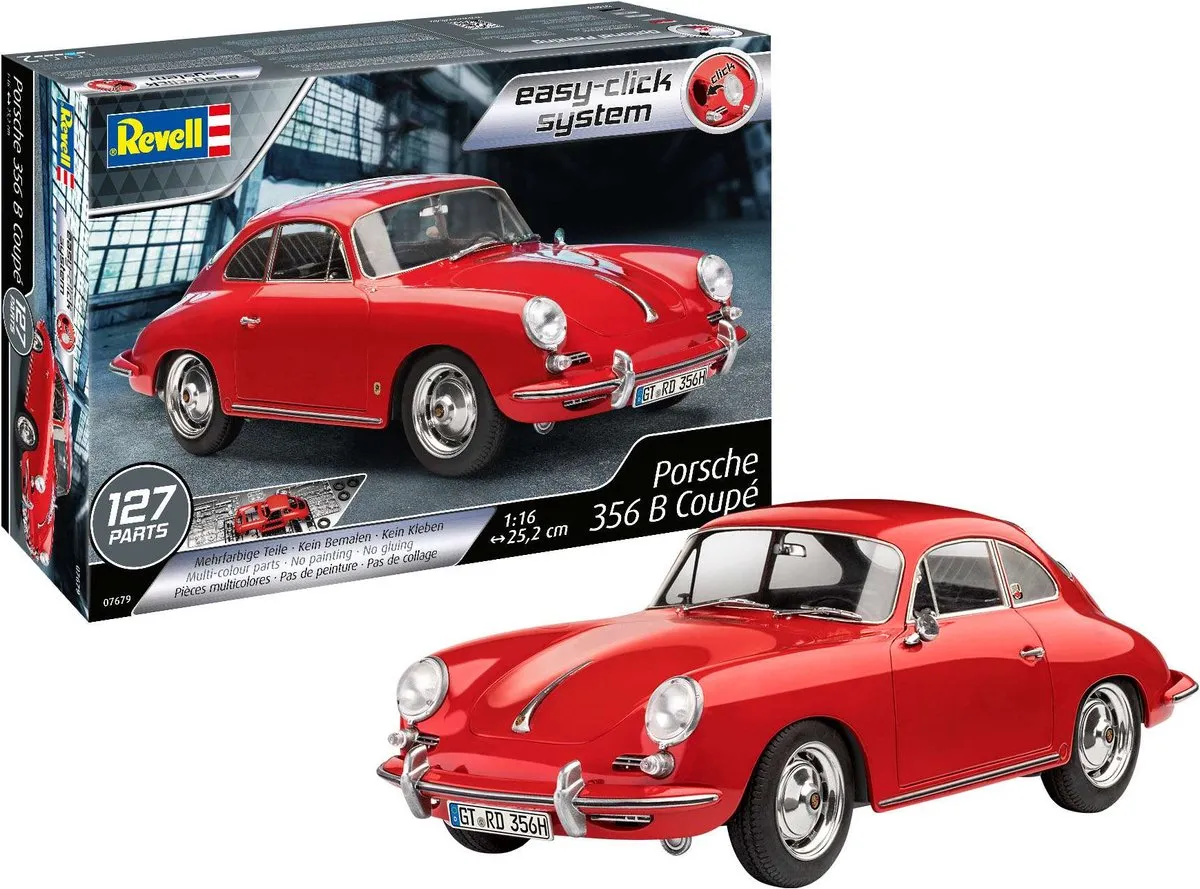 Revell Porsche 356 Coupe Modelbouwpakket 1:16