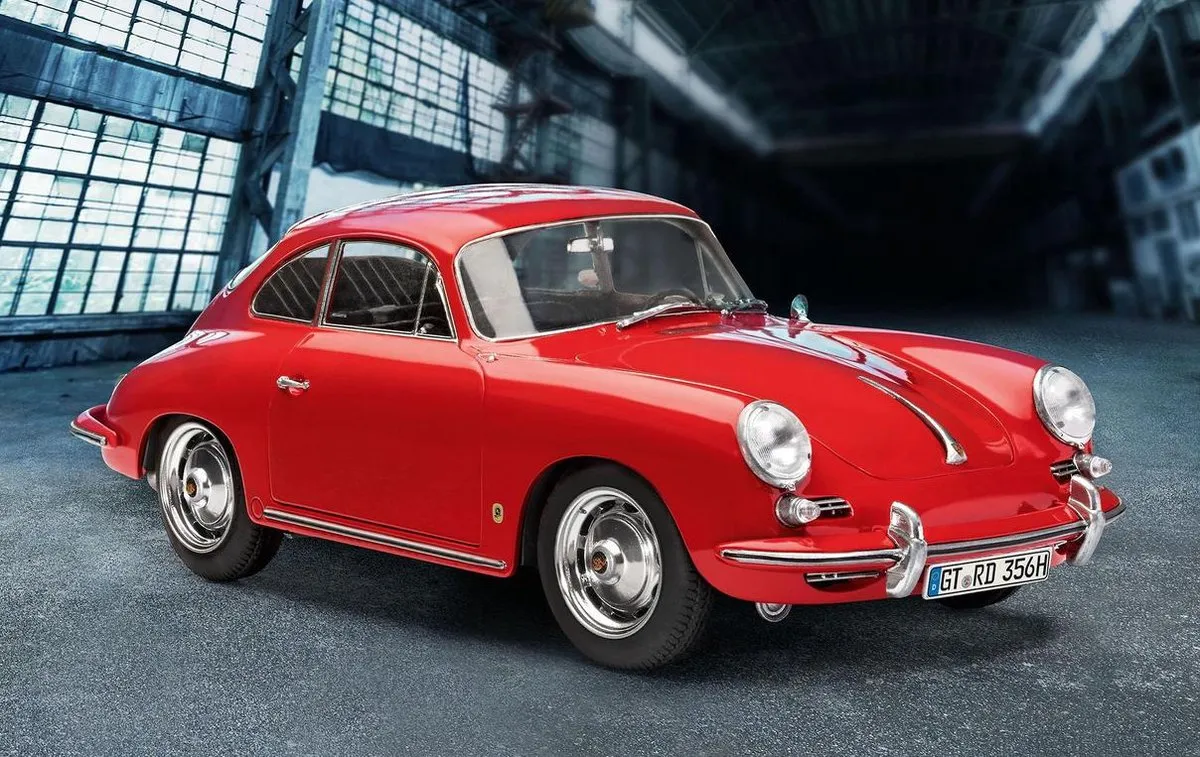 Revell Porsche 356 Coupe Modelbouwpakket 1:16 - 127 Onderdelen - Multi
