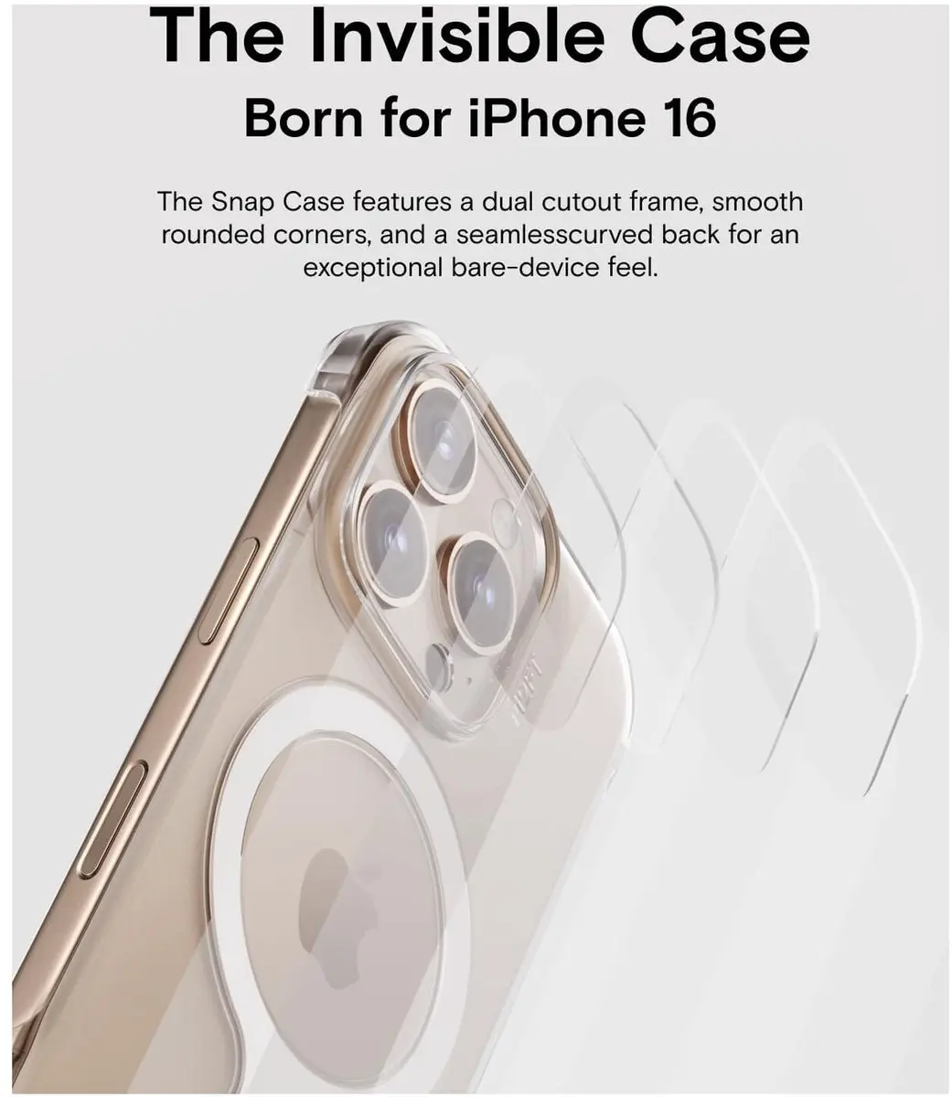 MOFT Hoesje iPhone 16 Pro Max - Transparant - MagSafe