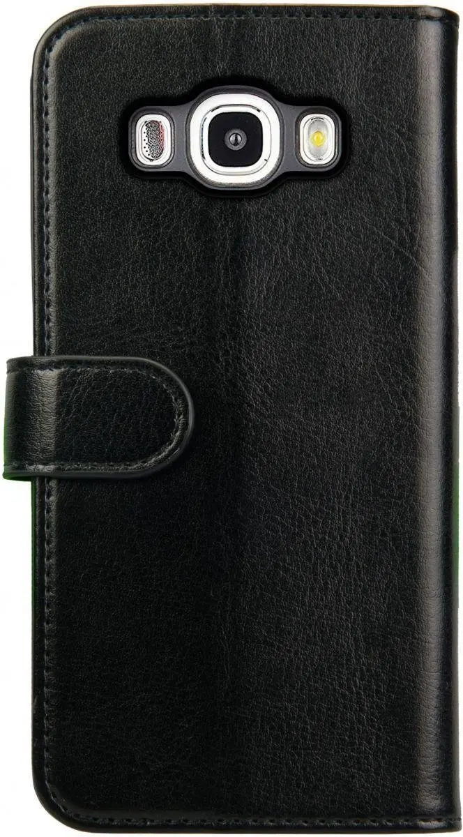 Rosso Element Book Case Wallet - Samsung Galaxy J7 (2016) - 3 Pasjes - Zwart