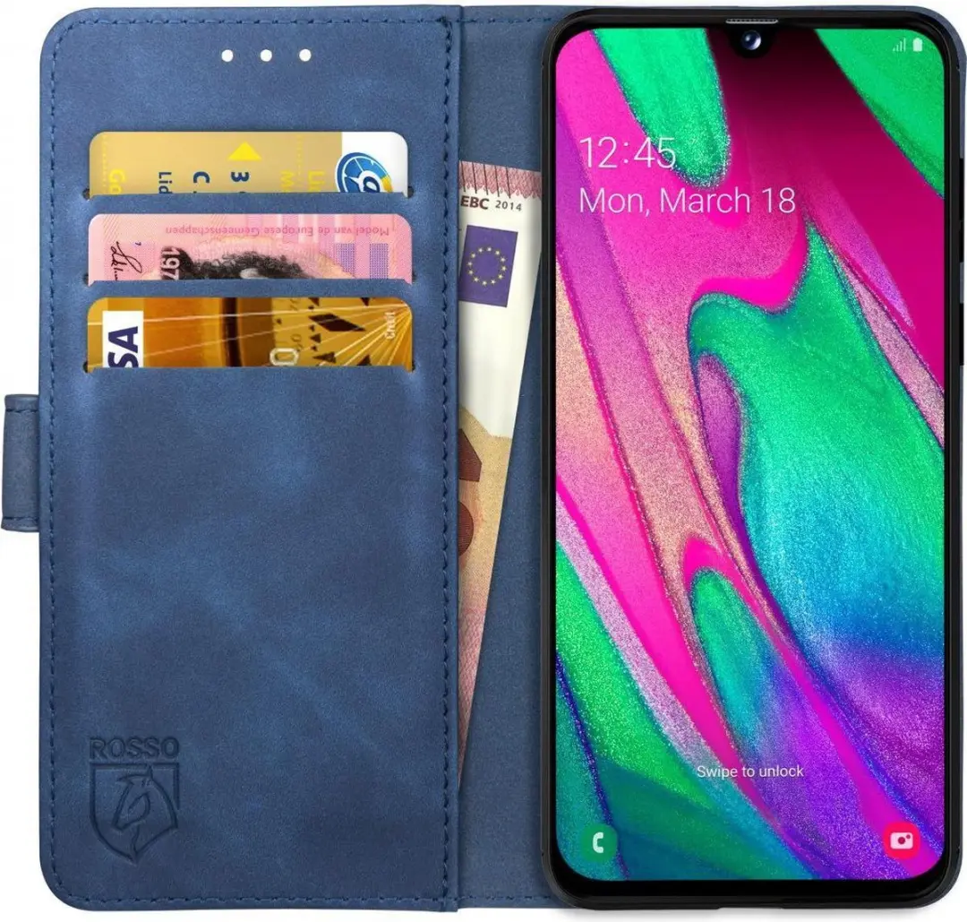 Rosso Element Book Case Wallet Samsung Galaxy A40