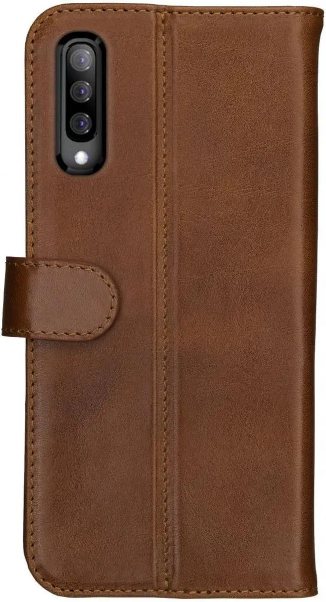 Rosso Deluxe Book Case Samsung Galaxy A70 - 3 Pasjes Bruin - afbeelding 6 van 6