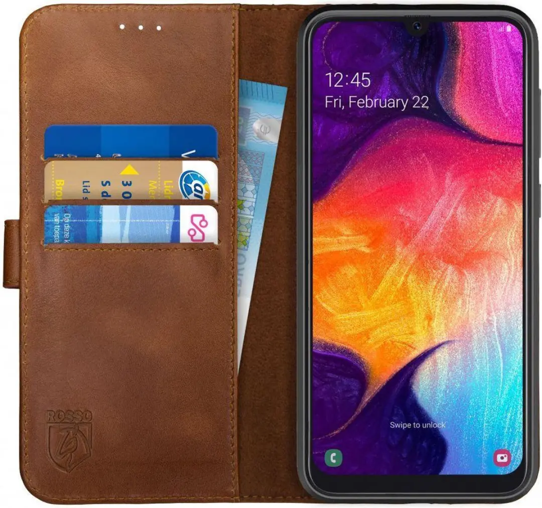 Rosso Deluxe Book Case Samsung Galaxy A70