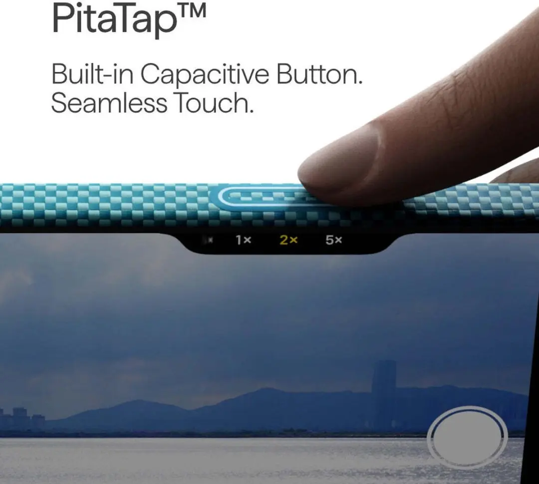 Pitaka Ultra-Slim Hoesje iPhone 17 - 600D Aramidevezel - Lucid Blue