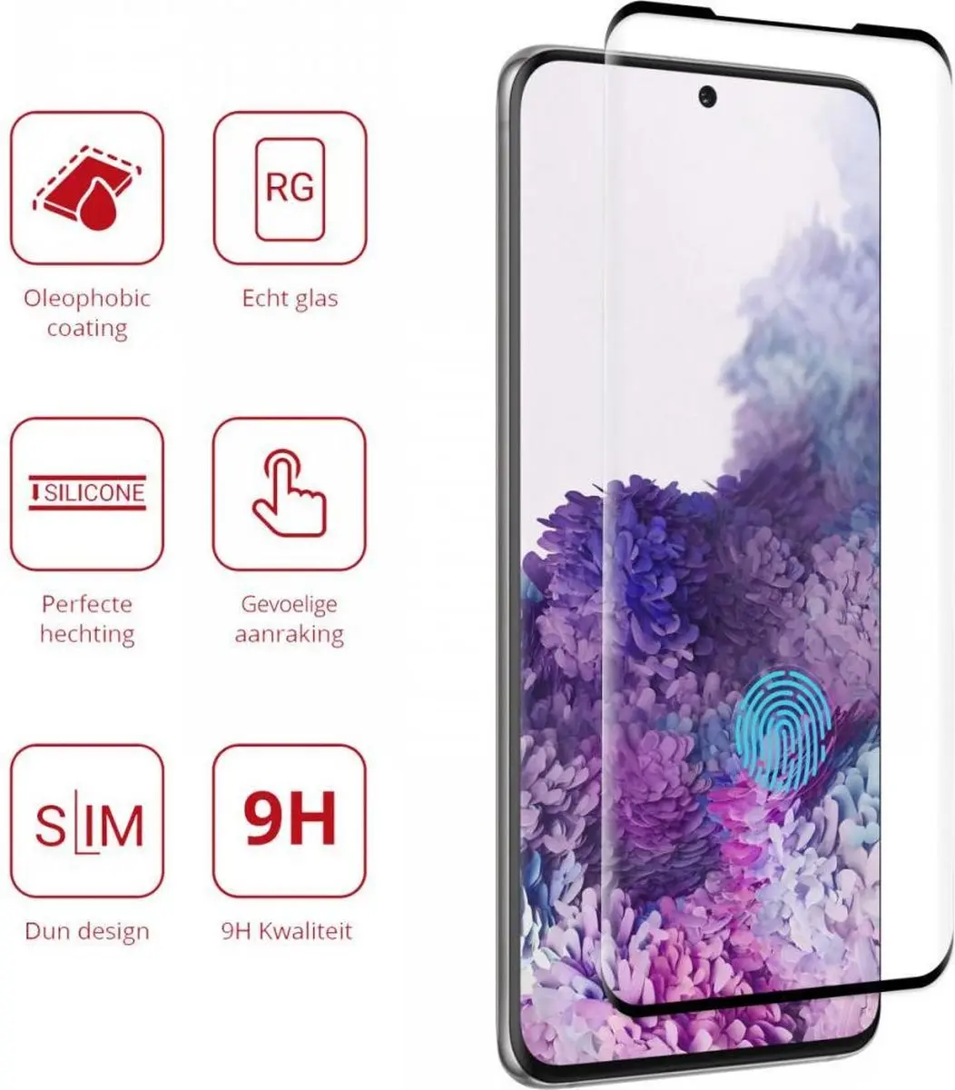 Rosso 9H Tempered Glass Screen Protector Samsung Galaxy S20 - 1 Stuk