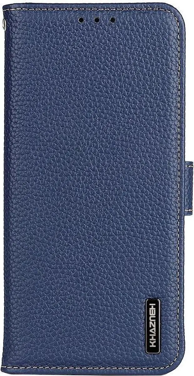 Khazneh Sony Xperia 1 III Hoesje Wallet - Echt Leer Blauw
