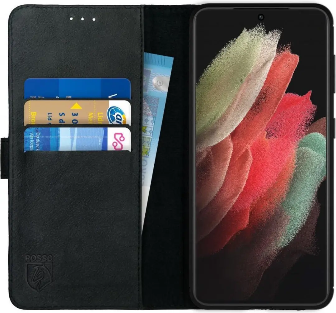 Rosso Deluxe Book Case Samsung Galaxy S21 Ultra
