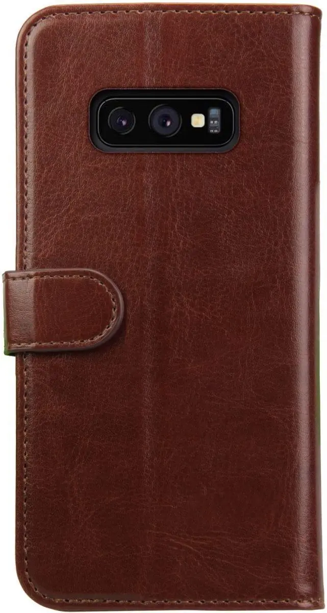 Rosso Element Book Case Wallet Samsung Galaxy S10e - 3 Pasjes - Bruin