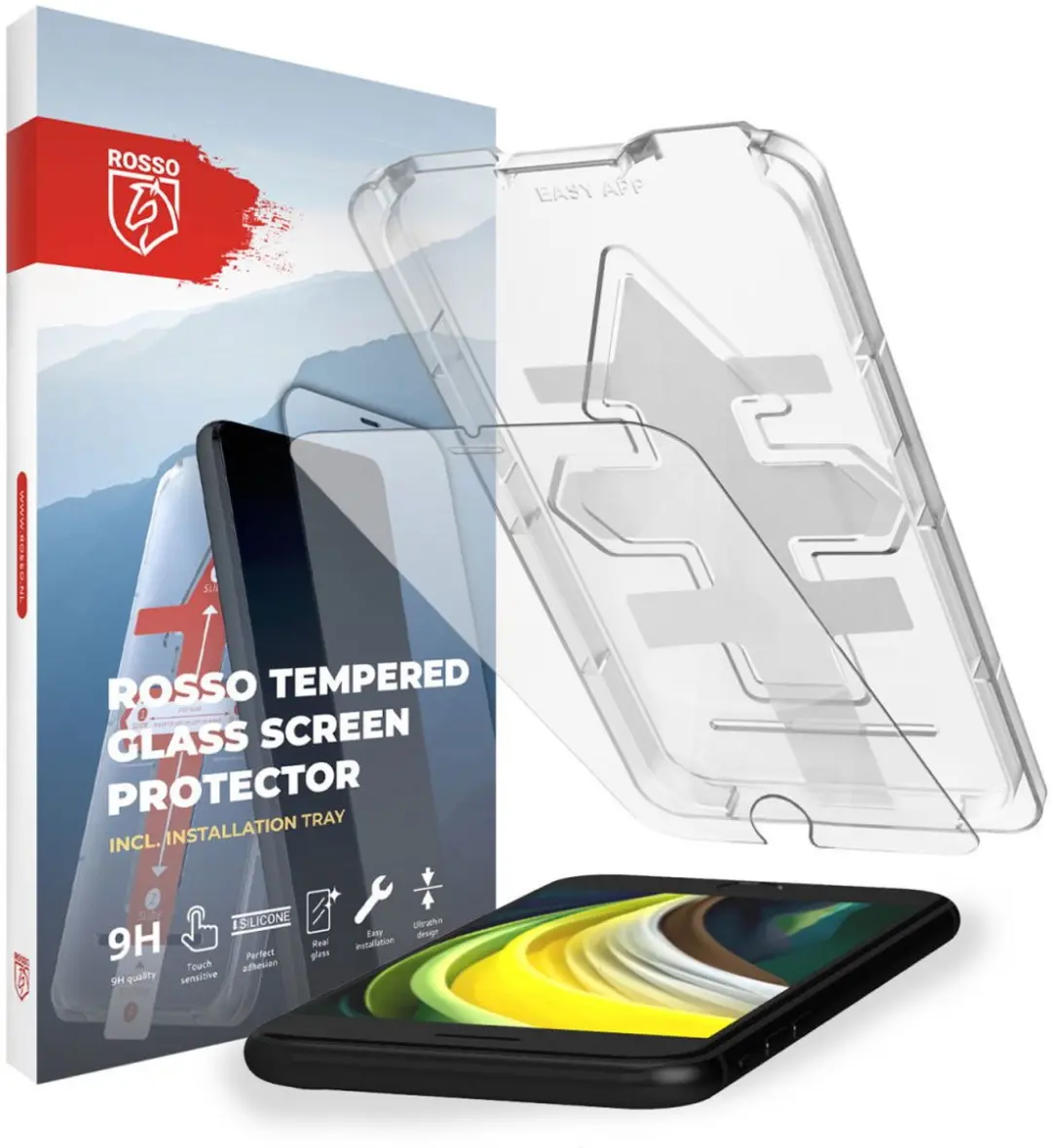 Rosso Gehard Glas Screenprotector iPhone SE 2020/2022