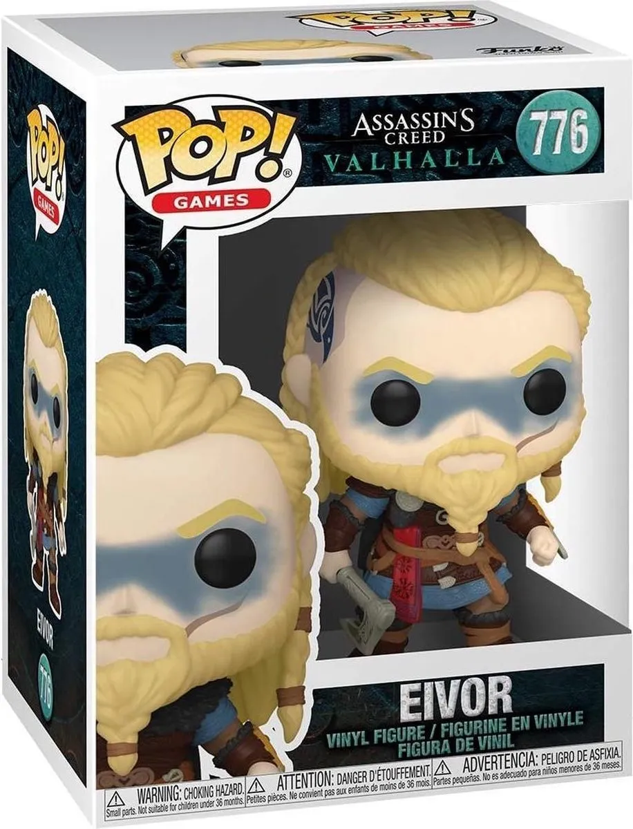 Funko Pop! Assassin's Creed Valhalla Eivor - 9,5 cm - Multicolor