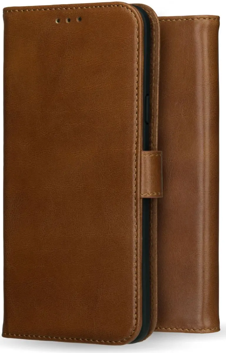 Rosso Deluxe Book Case OnePlus 10 Pro - 3 Pasjes Bruin