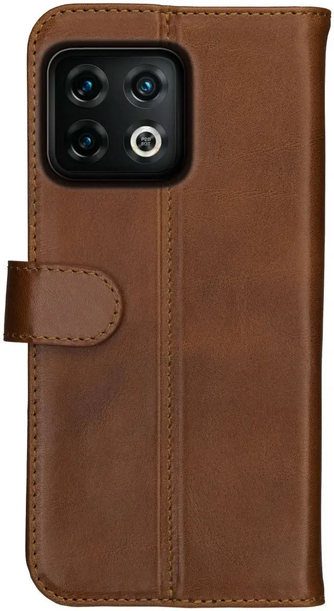 Rosso Deluxe Book Case OnePlus 10 Pro - 3 Pasjes Bruin - afbeelding 6 van 6
