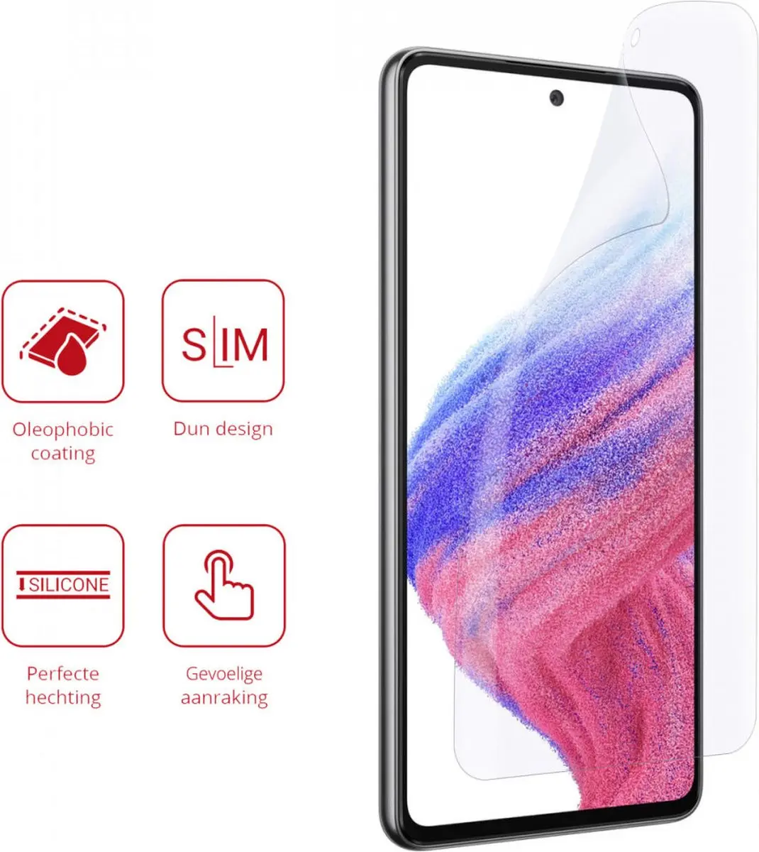 Rosso Screen Protector Ultra Clear 2 Stuks - Samsung Galaxy A53