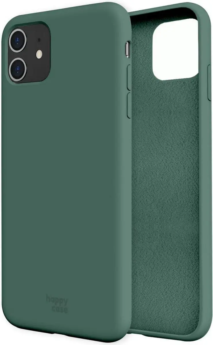 HappyCase Siliconen Hoesje iPhone 11 - Groen