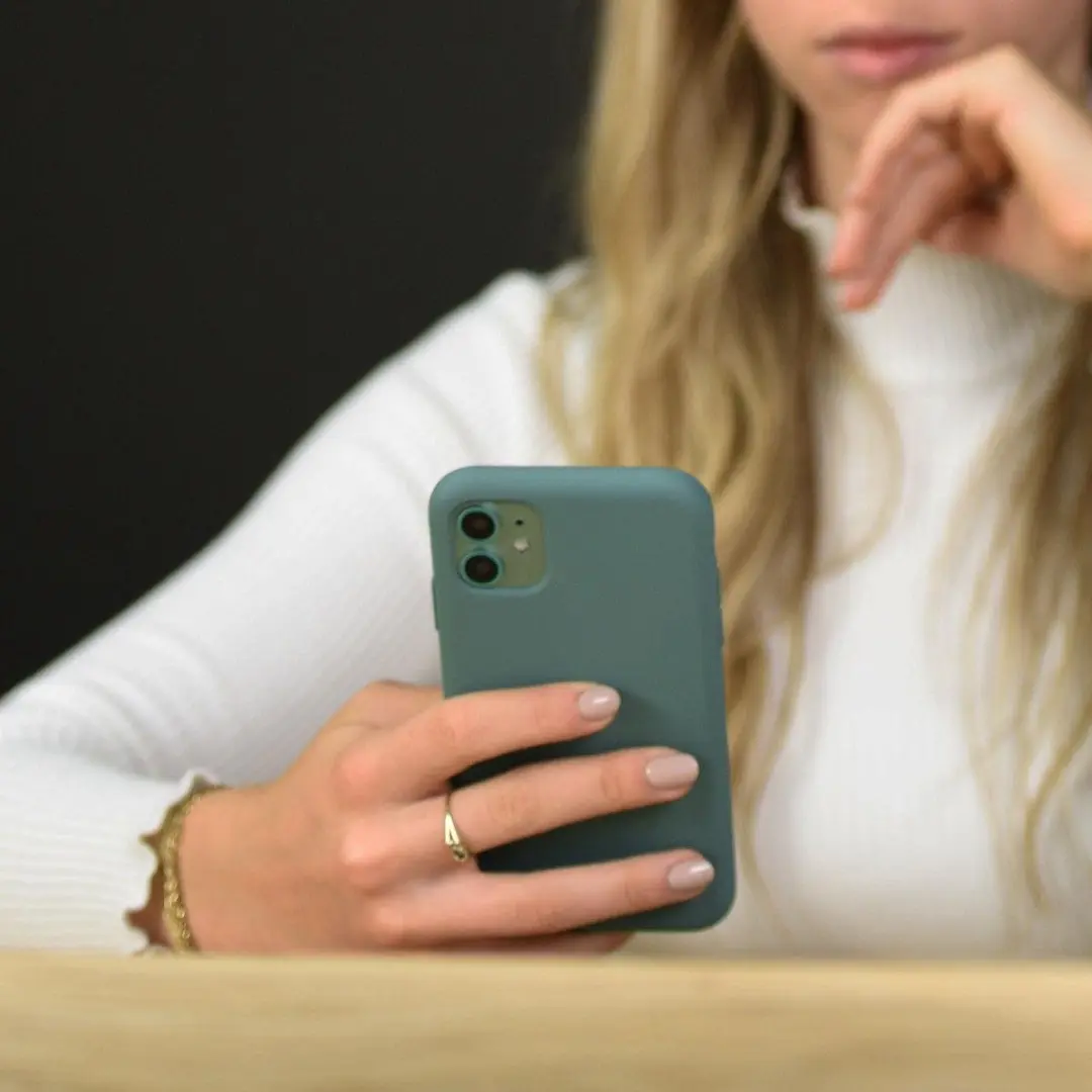 HappyCase Siliconen Hoesje iPhone 11 - Groen