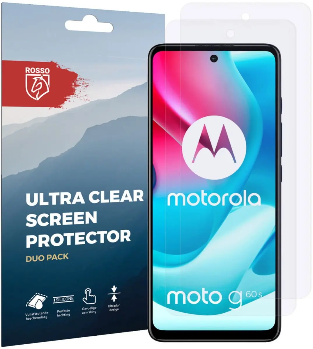 Rosso Ultra Clear Screen Protector - Motorola Moto G60s - 2 Stuks