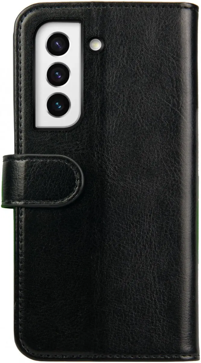 Rosso Element Book Case Wallet S22+ - 3 Pasjes - Zwart