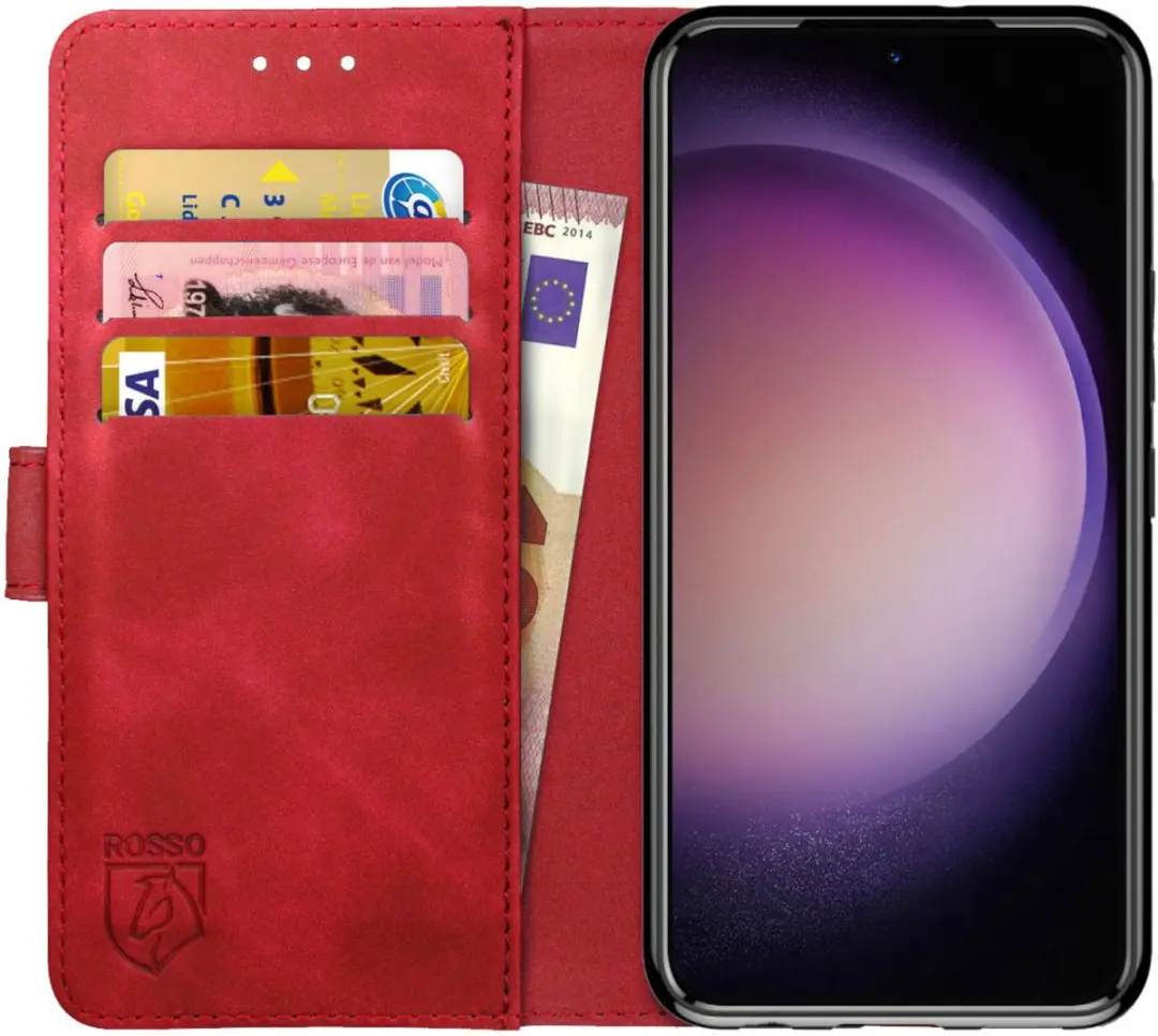 Rosso Element Book Case Wallet Samsung Galaxy S23 Plus