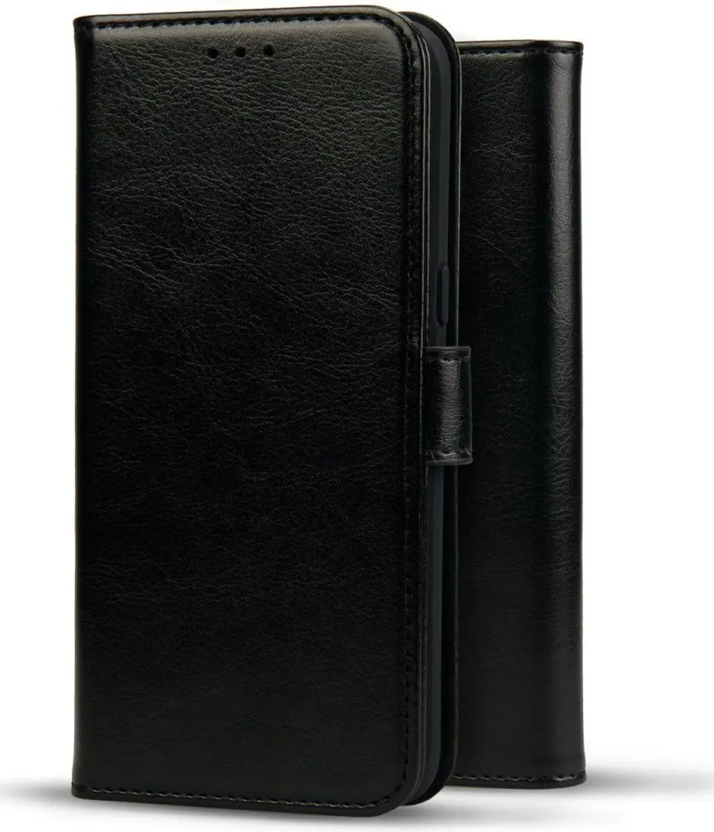 Rosso Element Book Case Wallet A24 - 3 Pasjes - Zwart