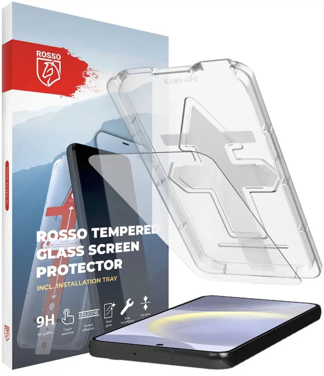 Rosso Screenprotector Samsung Galaxy S24 9H Glas