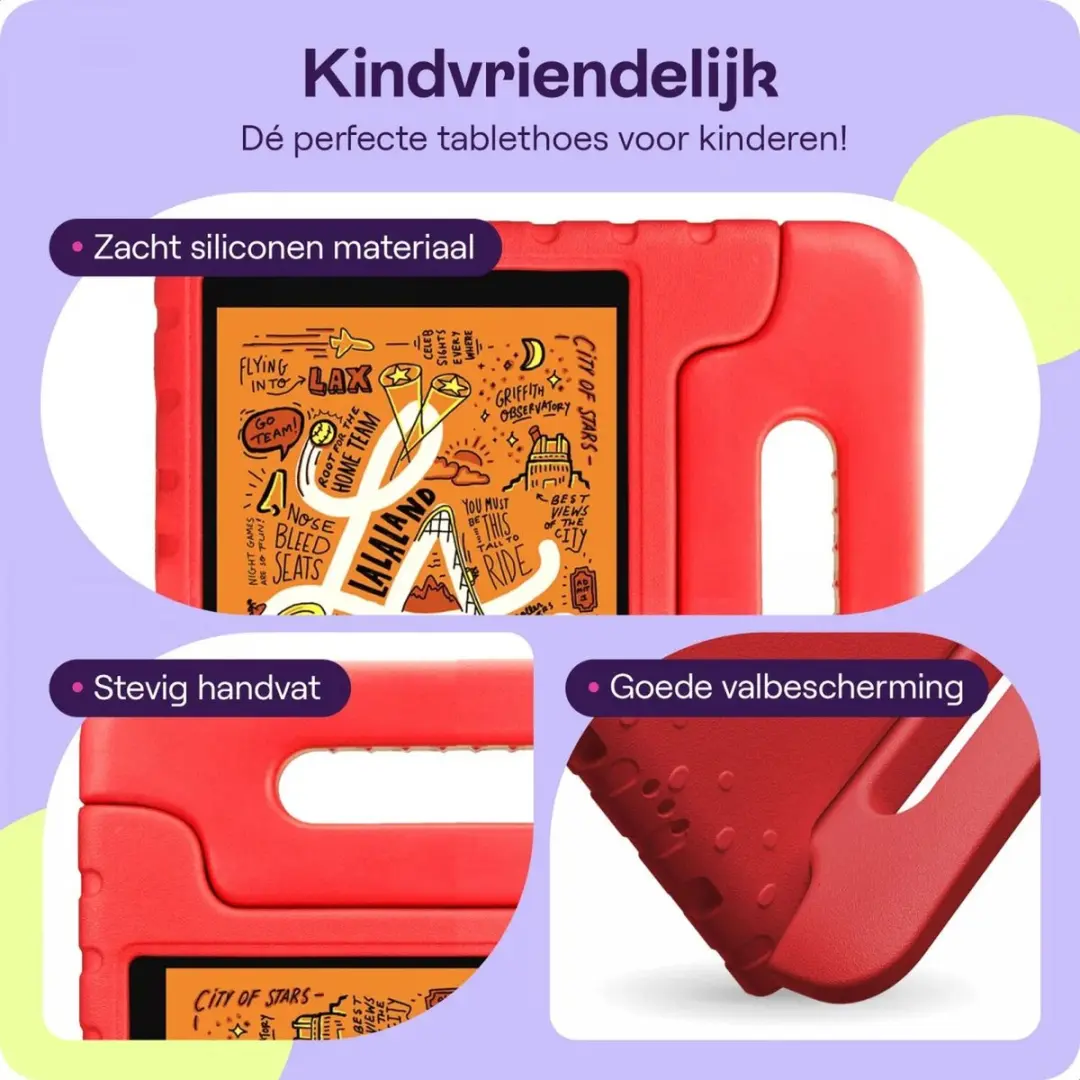 HappyCase Kinderhoes iPad Mini 7.9" - Rood