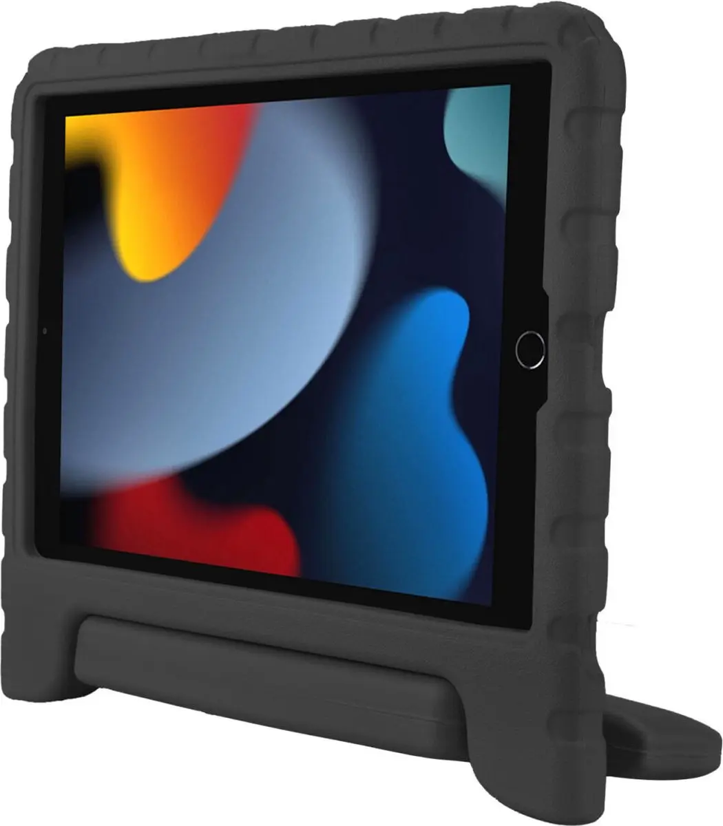 HappyCase Kinder Tablethoes iPad 10.2 2019-2021 - Zwart