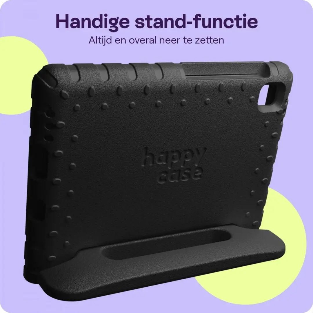 HappyCase Kinder Tablethoes iPad 10.2 2019-2021 - Zwart