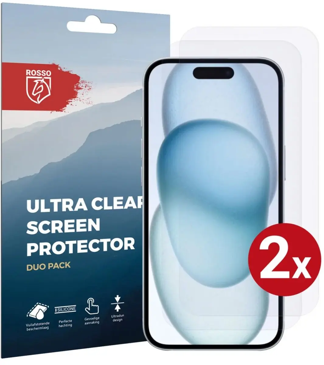 Rosso Screen Protector iPhone 15 Plus