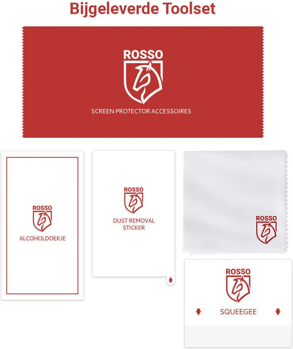 Rosso Screen Protector iPhone 15 Pro Max - 2 Stuks