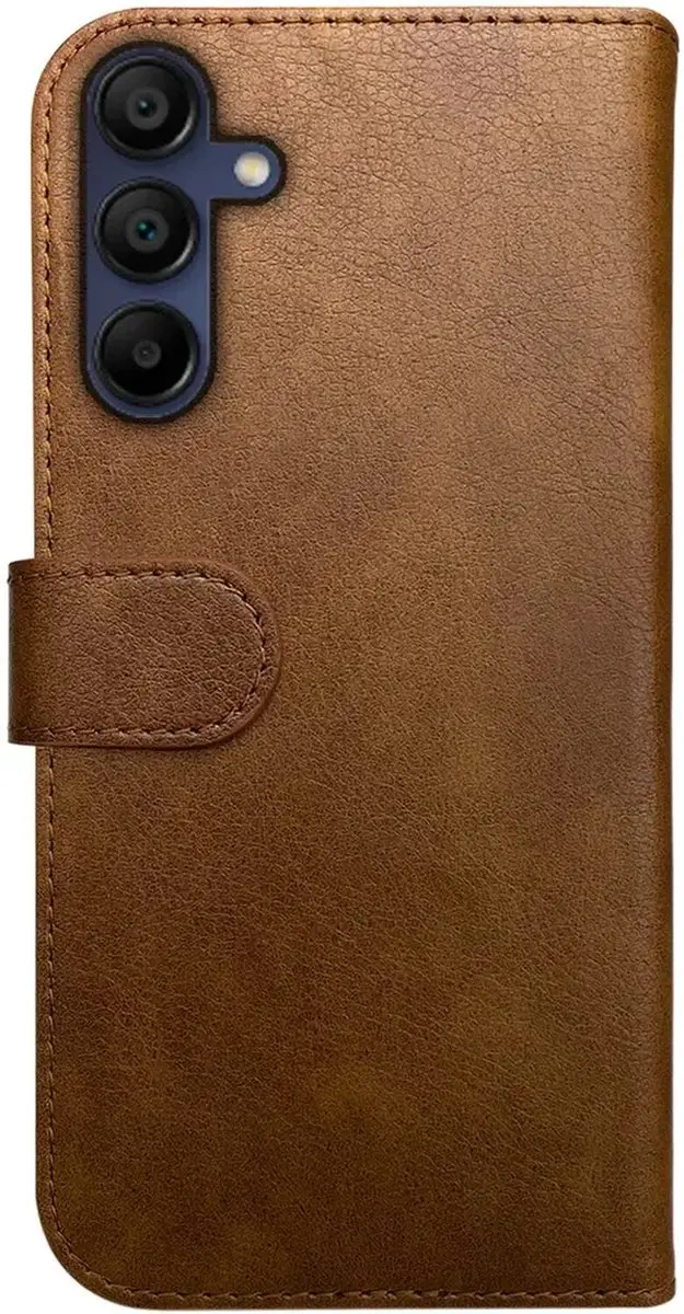 Rosso Element Book Case Wallet Samsung Galaxy A15 - 3 Pasjes - Bruin