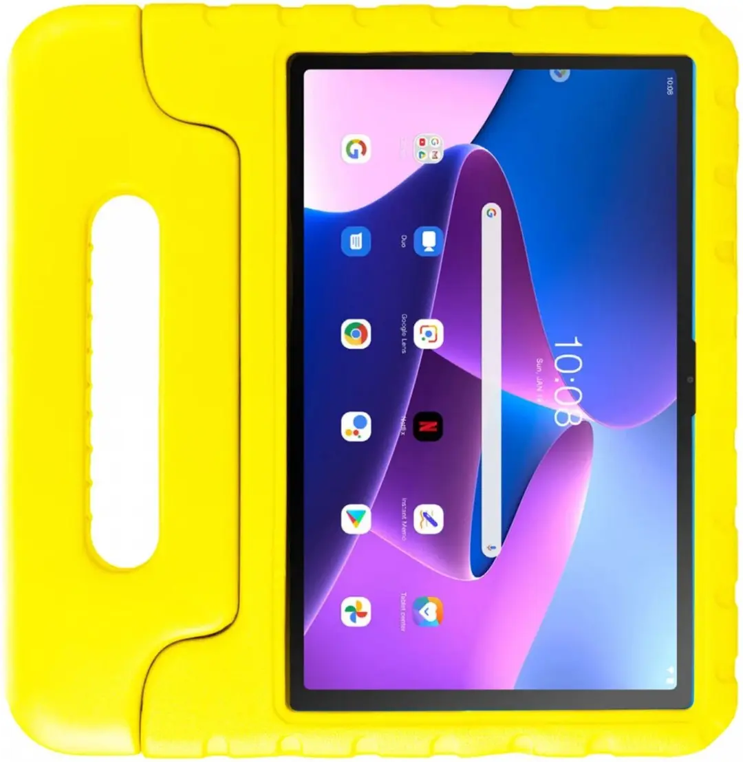 HappyCase Kinderhoes Lenovo Tab M10 Plus Gen 3 - Geel