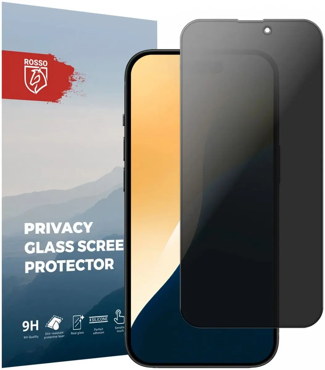 Rosso 9H Privacy Screen Protector iPhone 16 Pro Max