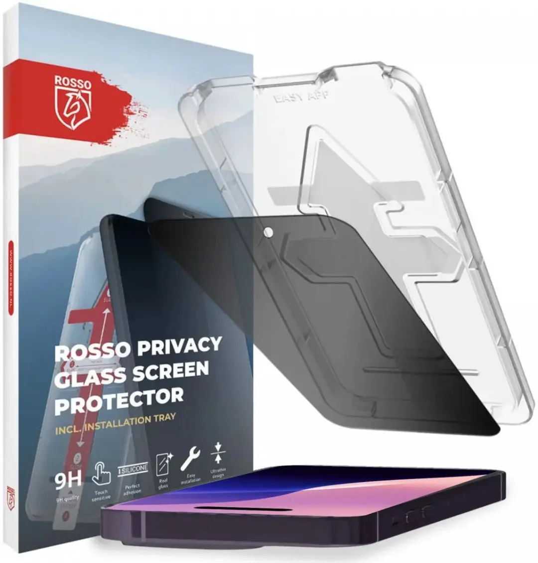Rosso Privacy Screen Protector iPhone 16 Pro