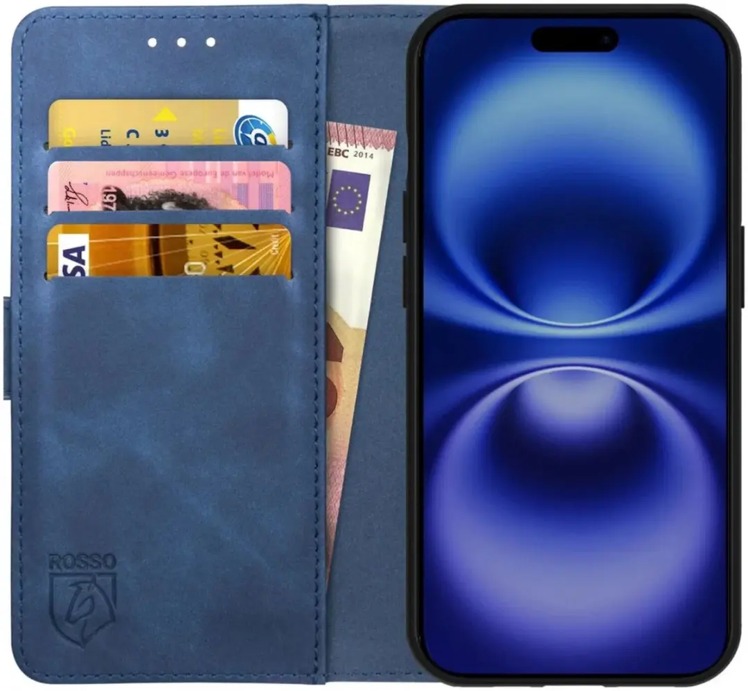 Rosso Element Wallet Book Case iPhone 16 Plus