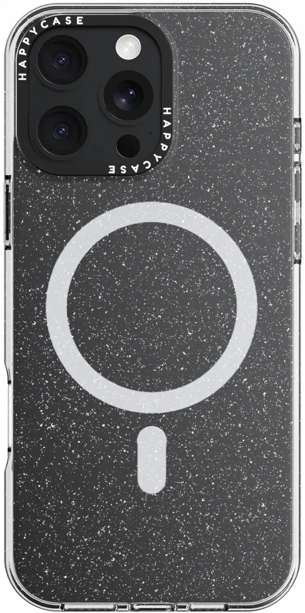 HappyCase Joy Hoesje iPhone 16 Pro - Sparkle Glitter - MagSafe