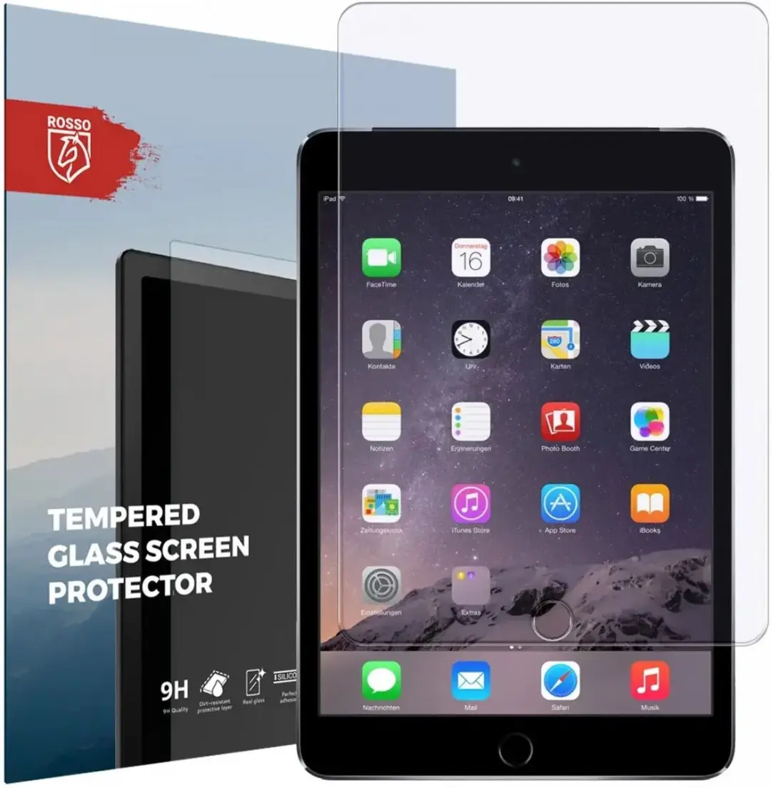 Rosso Screen Protector Glas 9H voor iPad Mini 1/2/3