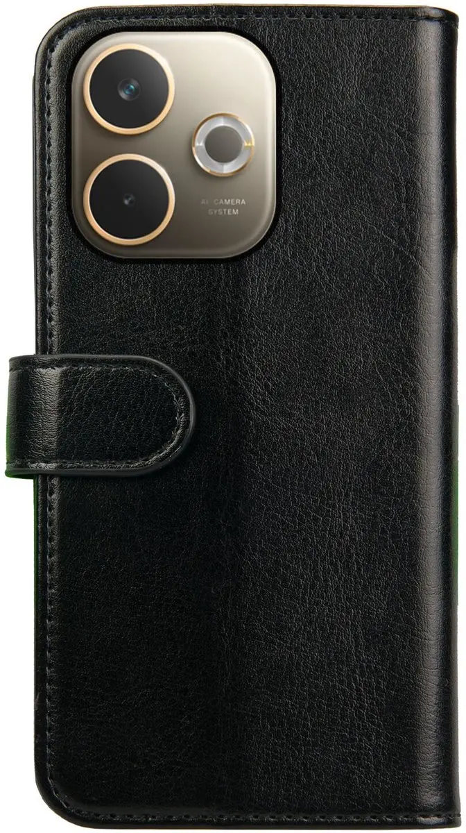 Rosso Element Wallet Book Case 216819 - Oppo A5 Pro - 3 Pasjes - Zwart