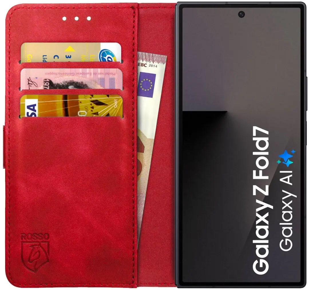 Rosso Element Wallet Book Case Samsung Galaxy Z Fold 7