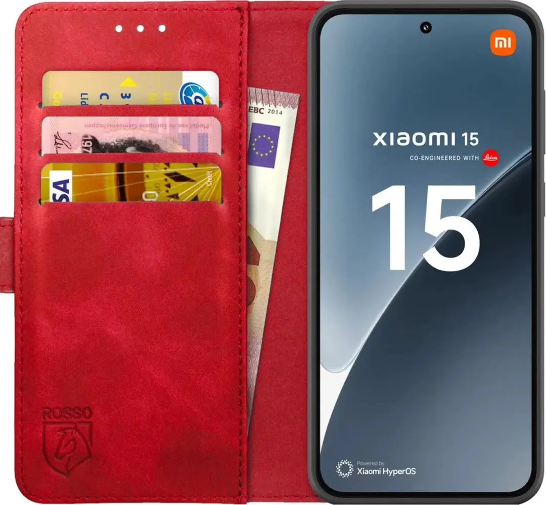 Rosso Element Wallet Book Case Xiaomi 15