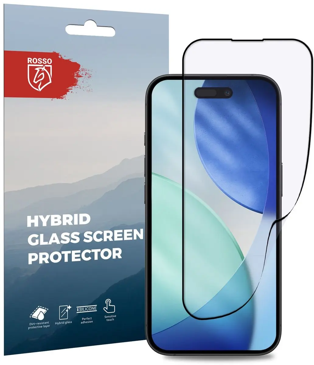 Rosso Hybrid Glass Screen Protector iPhone 17/17 Pro