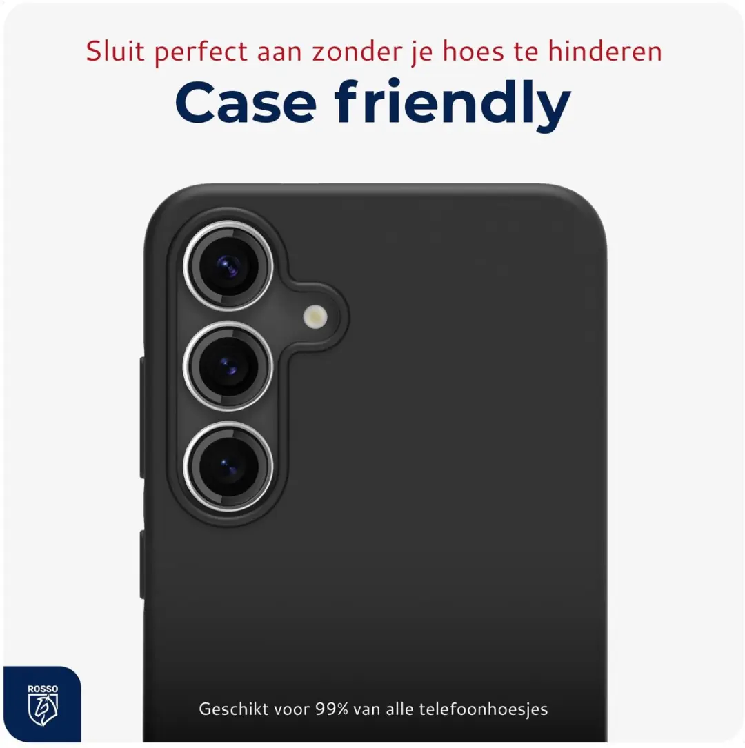Rosso Camera Frame Protector Samsung Galaxy S25 - 9H Glas - Transparant - afbeelding 6 van 6
