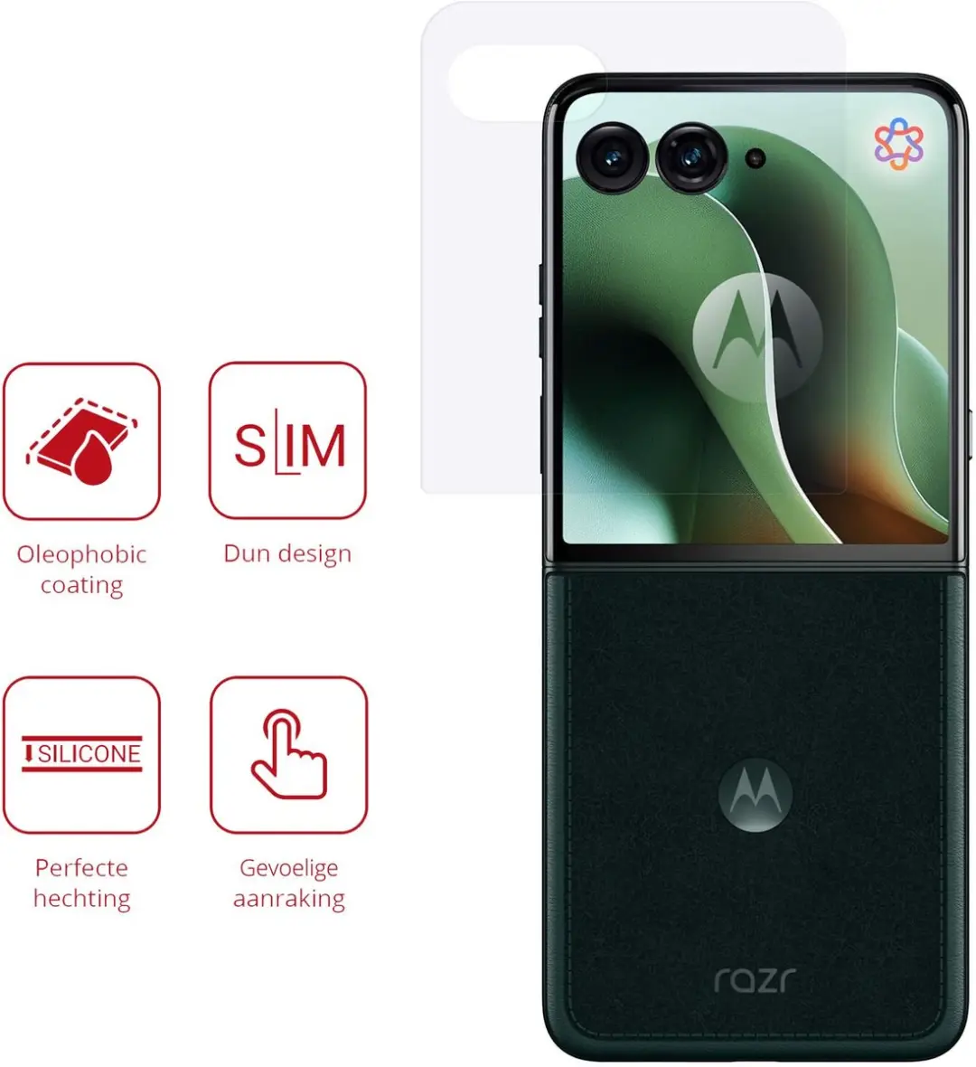 Rosso Screen Protector Motorola Razr 60 Ultra - 2 Stuks